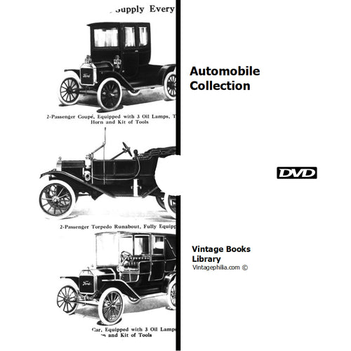 Automobile Collection 120 Books on DVD