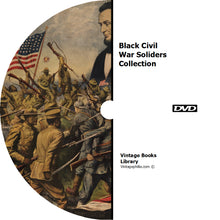 Load image into Gallery viewer, Black Civil War Soliders Collection 14 Books on DVD