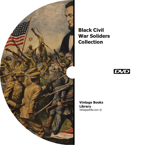 Black Civil War Soliders Collection 14 Books on DVD