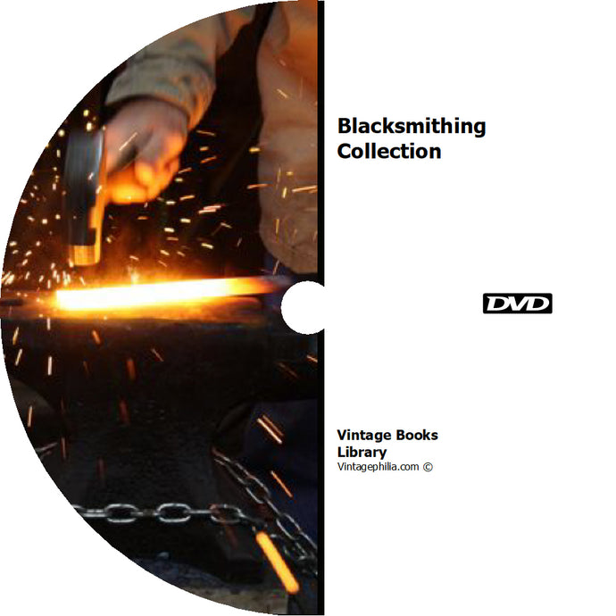 Blacksmithing Collection 135 Books on DVD