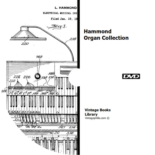 Hammond Organ Collection 22 Manuals on DVD