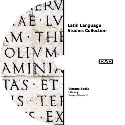 Latin Language Studies Collection 70 Books on DVD