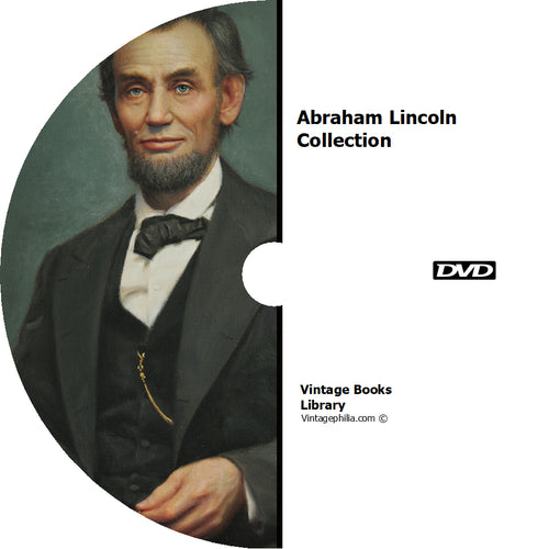 Abraham Lincoln Collection 72 Books on DVD