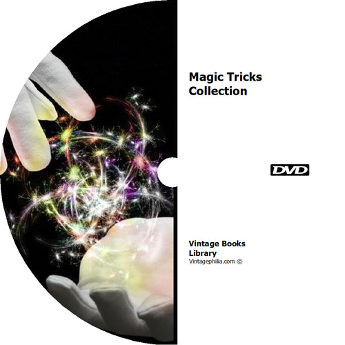 Magic Tricks Collection 74 Books on DVD