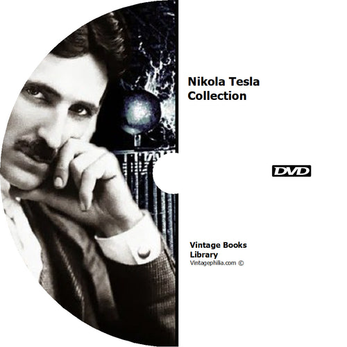 Nikola Tesla Collection 253 Books on DVD