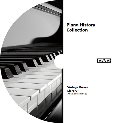 Piano History Collection 88 Books on DVD