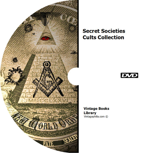 Secret Societies Cults Collection 273 Books on DVD