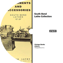 Load image into Gallery viewer, South Bend Lathe Collection 89 Books on DVD