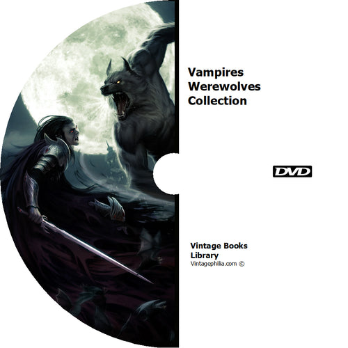 Vampires Werewolves Collection 82 Books on DVD
