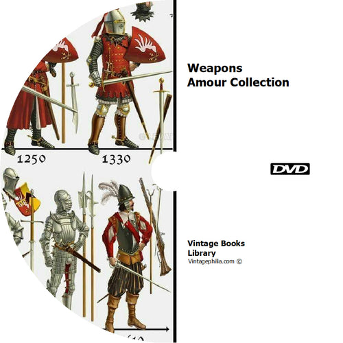 Weapons Armour Collection 61 Books on DVD