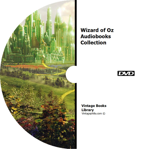 Wizard of Oz Collection 16 Audiobooks Ebooks on DVD