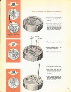 Bulova Watch Company Accutron Service Repair Manuals on DVD