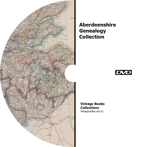Aberdeenshire Genealogy Collection 202 Books on DVD