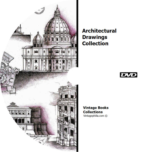 Architectural Drawings Collection 232 Books on DVD