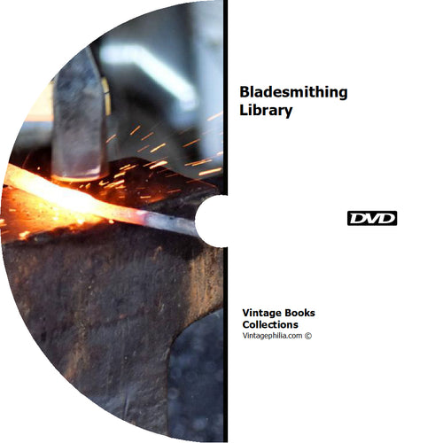 Bladesmithing Collection 64 Books 120+ Videos 2000+ Images on DVD