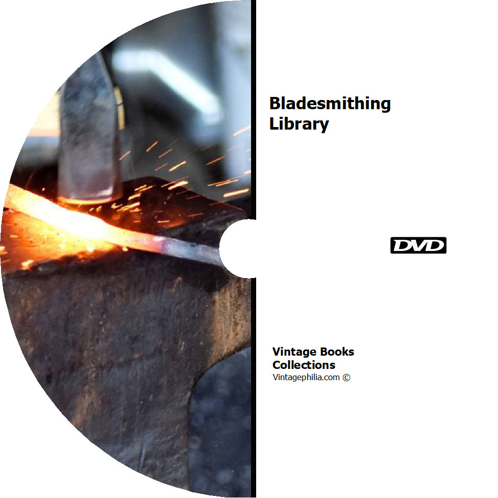 Bladesmithing Collection 64 Books 120+ Videos 2000+ Images on DVD