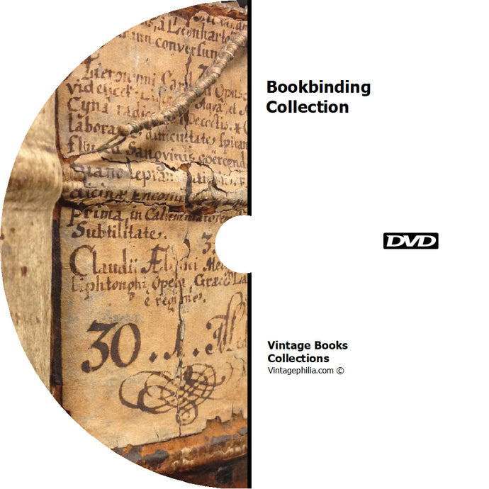 Bookbinding Collection 61 Books on DVD