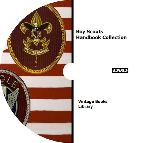 Boy Scouts Handbook Collection 56 Books on DVD