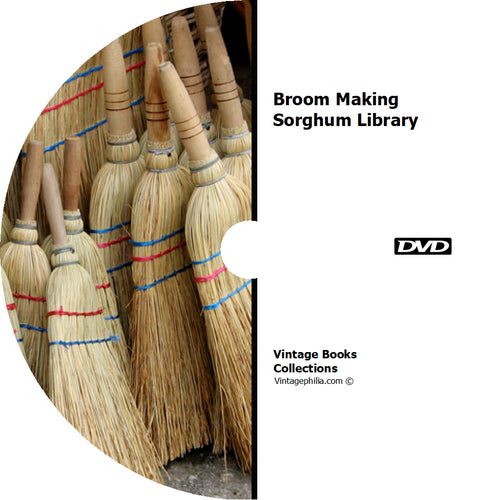 Broom Making Sorghum Collection 13 Books on DVD
