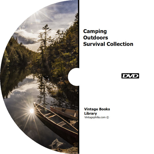 Camping Outdoors Survival Collection 70 Books on DVD