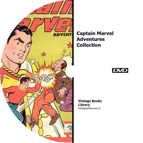 Captain Marvel Adventures Comics Collection 128 Issues on DVD