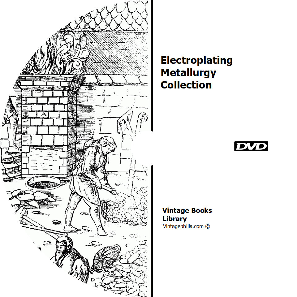 Electroplating Metallurgy Collection 33 Books on DVD