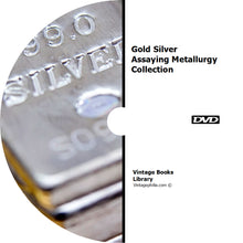 Load image into Gallery viewer, Gold Silver Assaying Metallurgy Collection 104 Books on DVD