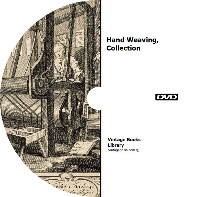 Hand Weaving Collection 39 Books on DVD