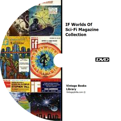 IF Worlds of Science Fiction Magazine Collection 176 Issues on DVD
