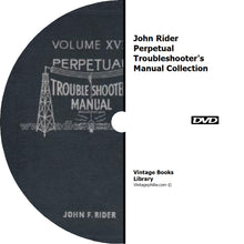 Load image into Gallery viewer, John Rider Perpetual Troubleshooter&#39;s Manual Collection on DVD