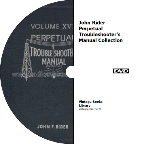 John Rider Perpetual Troubleshooter's Manual Collection on DVD