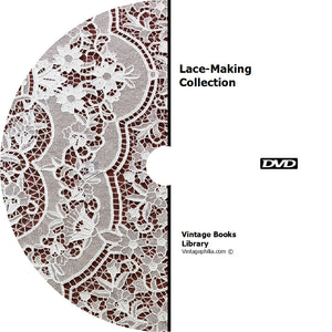 Lace Making Collection 24 Books on DVD