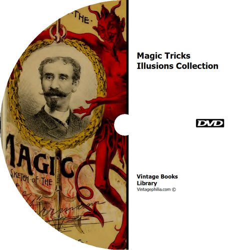 Magic Tricks Illusions Collection 62 Books on DVD