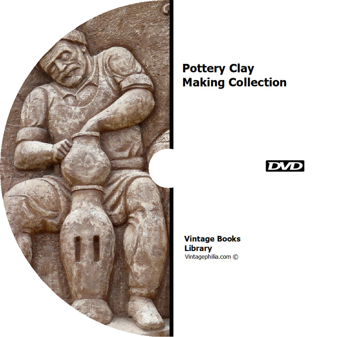 Pottery Clay Making Collection 40 Books on DVD