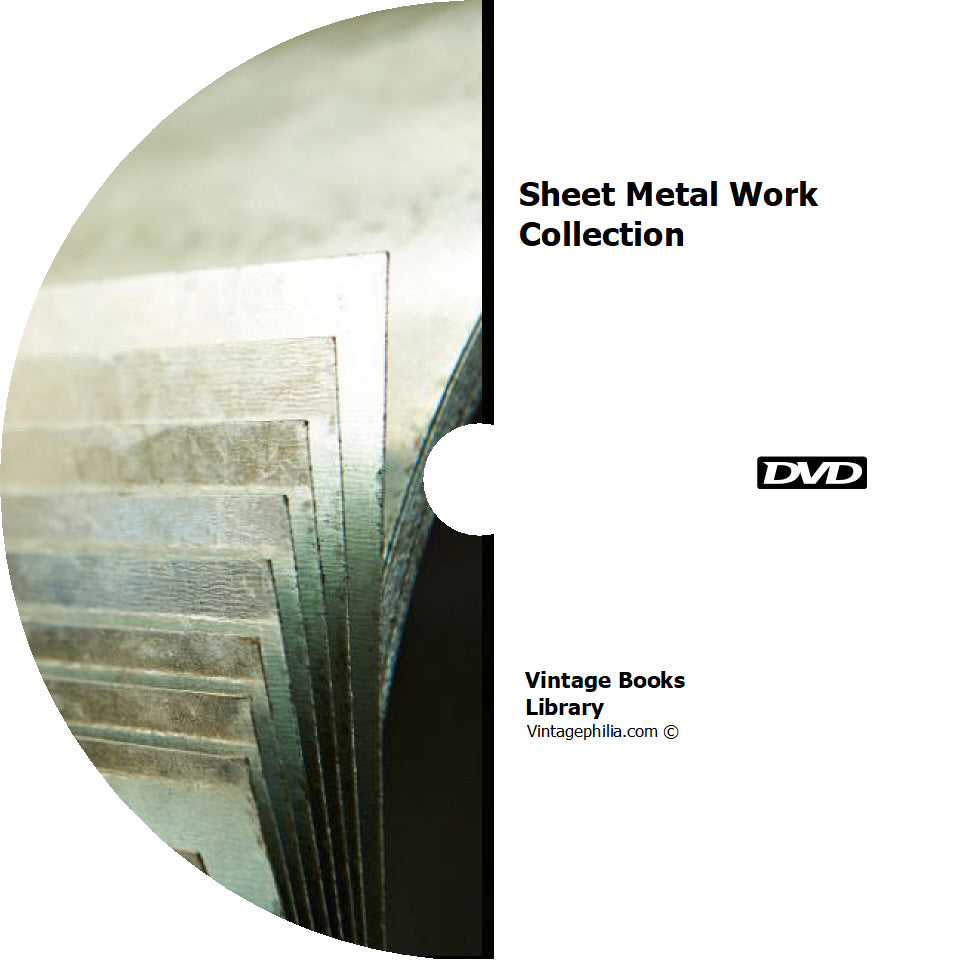 Sheet Metal Work Collection 38 Books on DVD