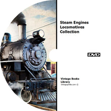 Load image into Gallery viewer, Steam Engines Locomotives Collection 203 Books on DVD