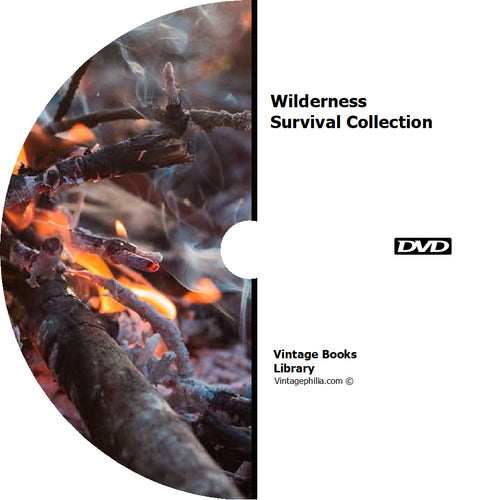 Wilderness Survival Collection 157 Books on DVD