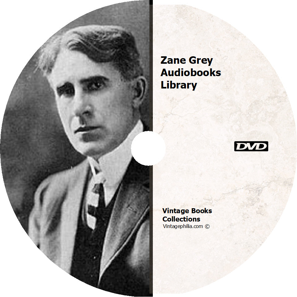 Zane Grey Collection 26 Ebooks on DVD